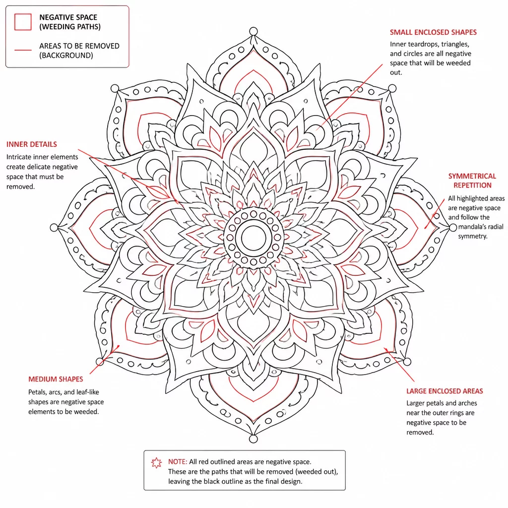 Complex Mandala Weed Path Analysis